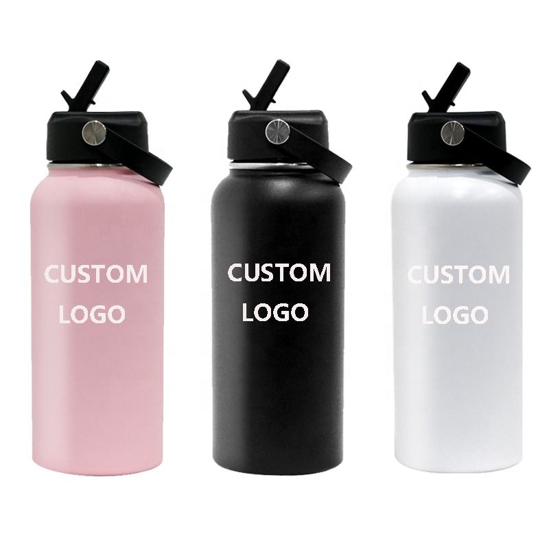 Double wall stainless steel 304, the most popular beauty is easy to carry, and the thermal insulation water bottle supports customization