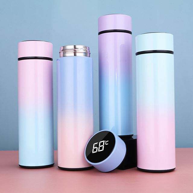 Stainless Steel Vacuum Flask Insulated Sport Water Bottles Gym Applicable for Boiling Water