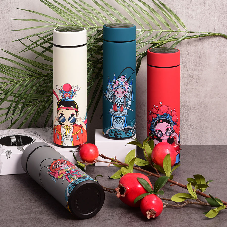 Stainless Steel Vacuum Flask Insulated Sport Water Bottles Gym Applicable for Boiling Water