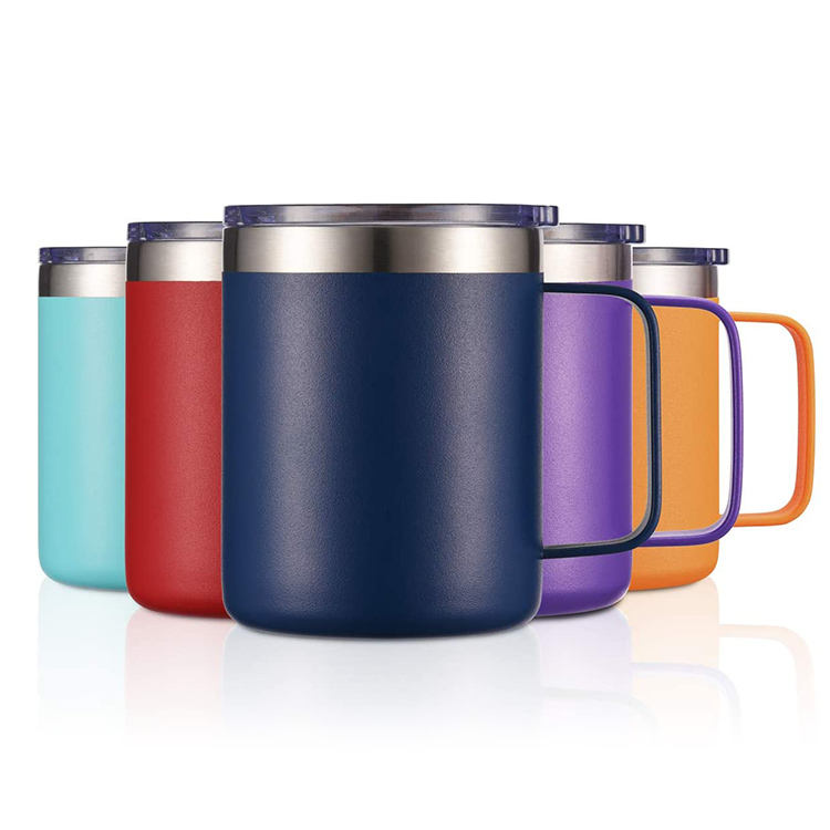 Travel Coffee Mug  Water Metal Canteen Double Wall Vacuum TumblerReusable To Go Mug for Hot/Ice Coffee Tea