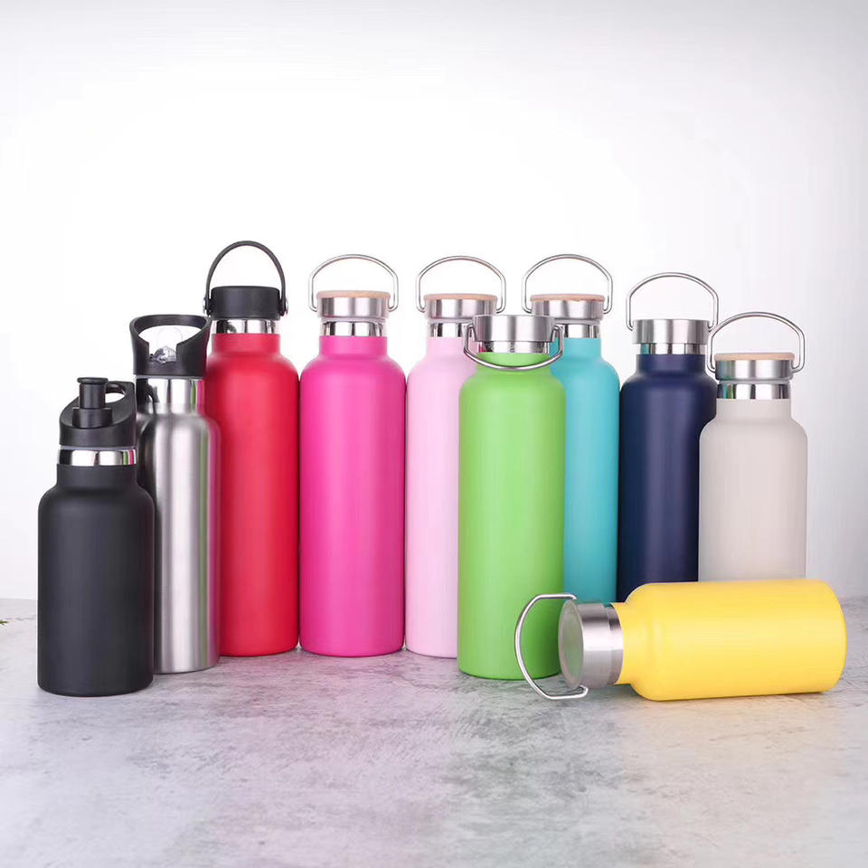 SENHUA Hot or Cold w/ Vacuum Insulated Sweat Proof Sport Design Vacuum Insulated with Standard Mouth Insulated Stainless Steel